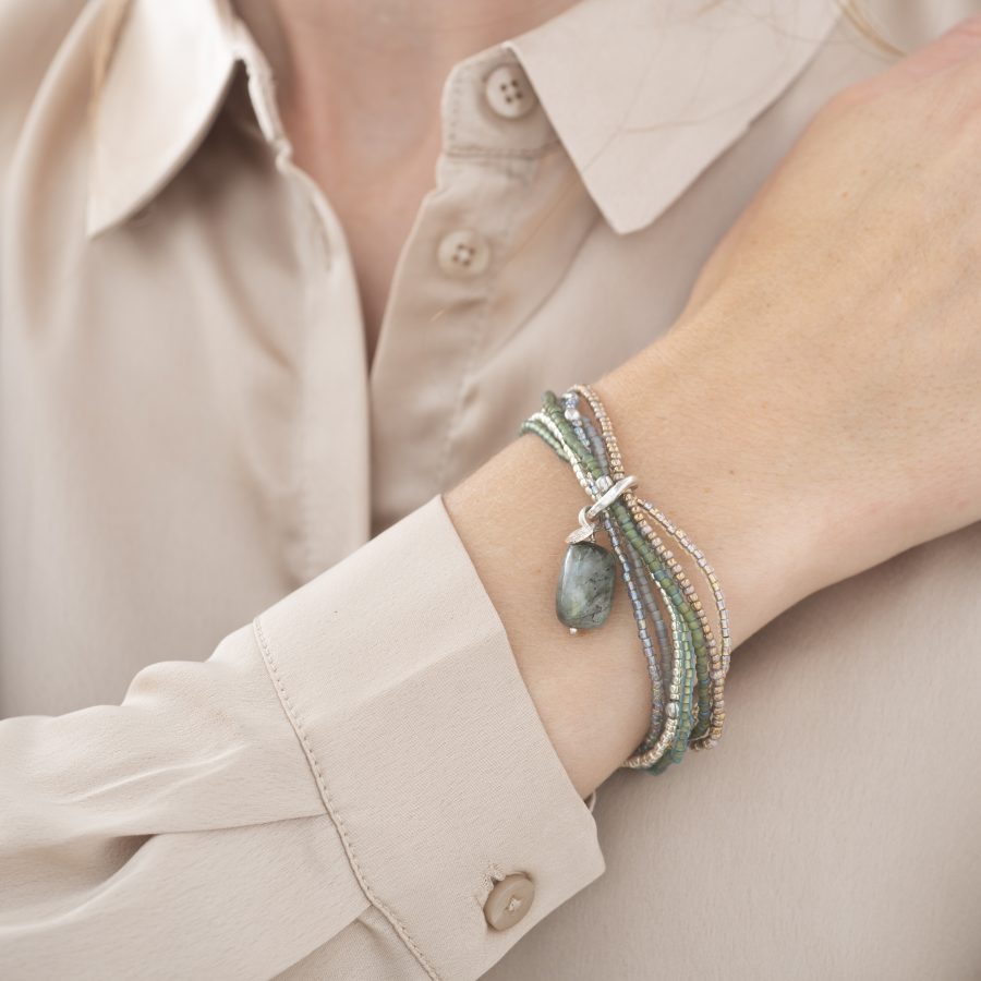 A Beautiful Story - Armband Nirmala Labradorite Silver - Bild 2