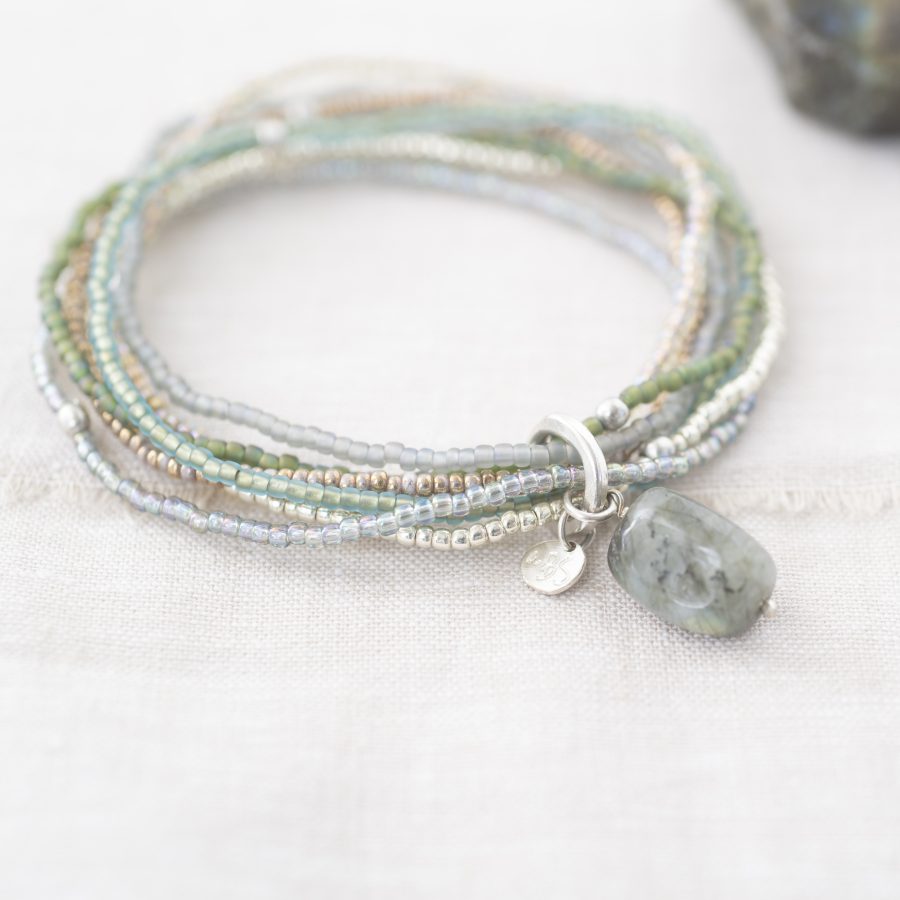 A Beautiful Story - Armband Nirmala Labradorite Silver