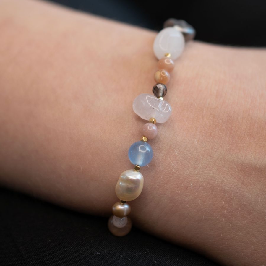 IBU Jewels - Armband Elina Soft Pearl