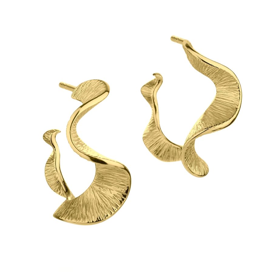 Aqua Dulce - Örhängen Rhumba 30mm Guld
