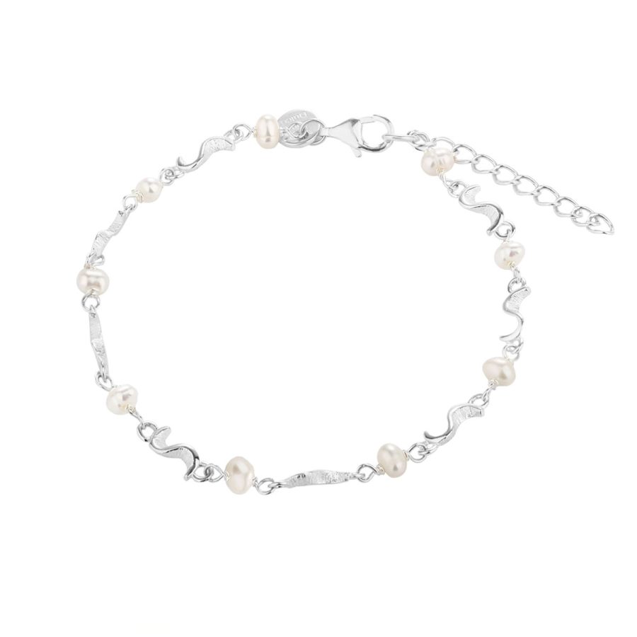 Aqua Dulce - Armband Rhumba Pearl Silver