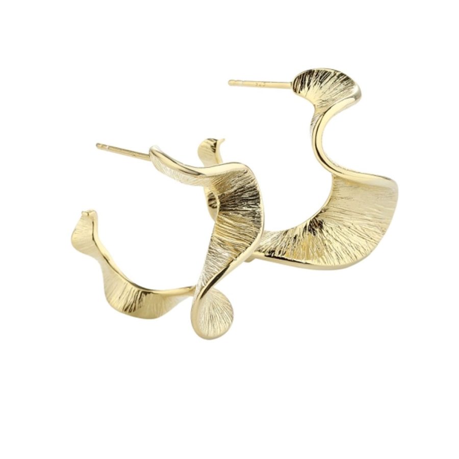 Aqua Dulce - Örhängen Rhumba 25mm Guld