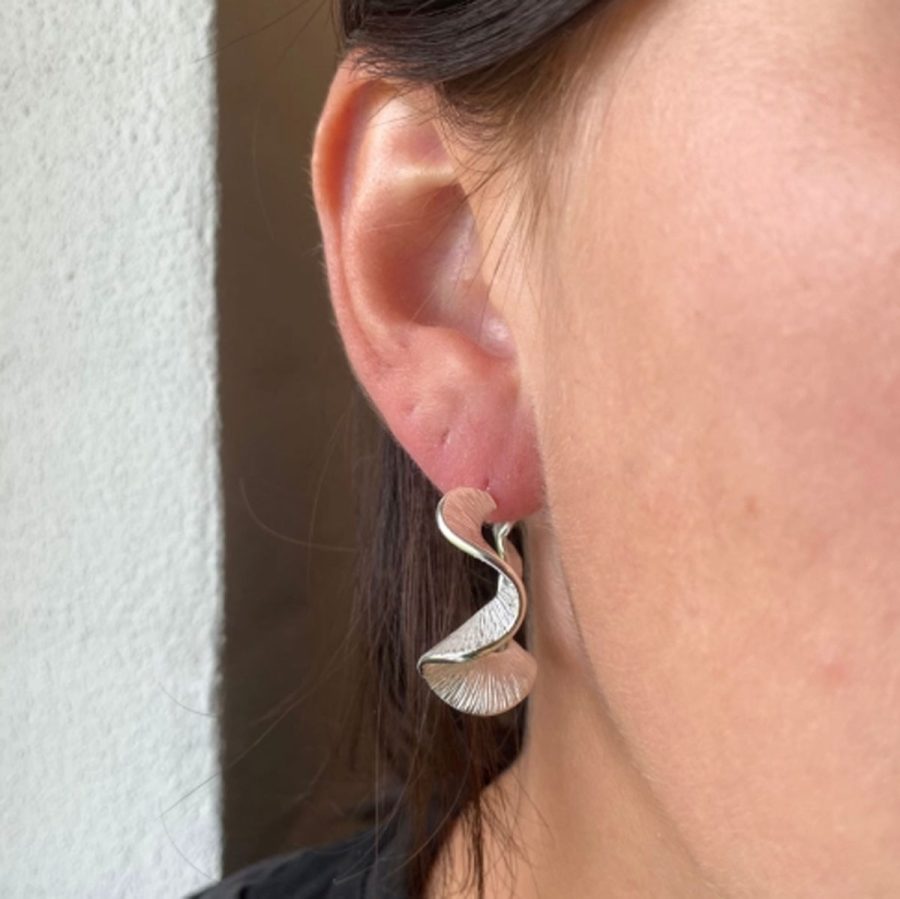 Aqua Dulce - Örhängen Rhumba 30mm Silver - Bild 2