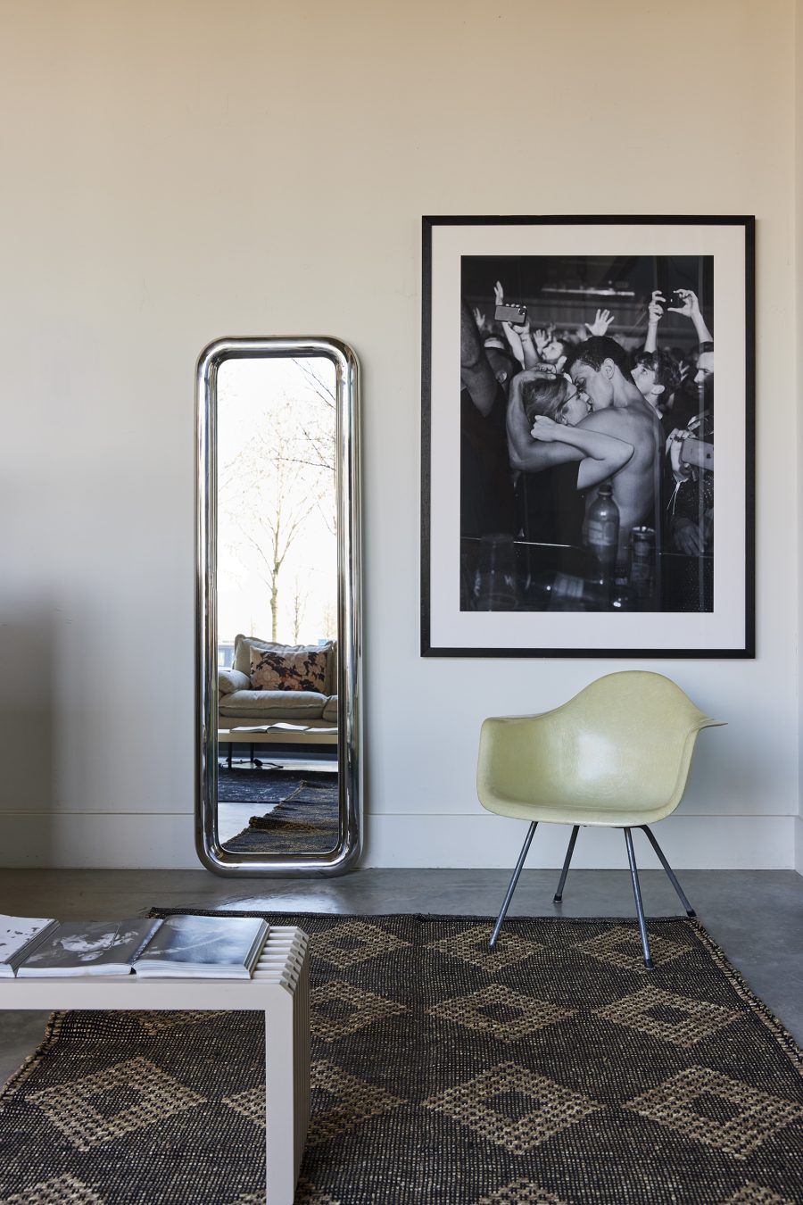 HK Living - Chubby Standing Mirror Chrome - Bild 2