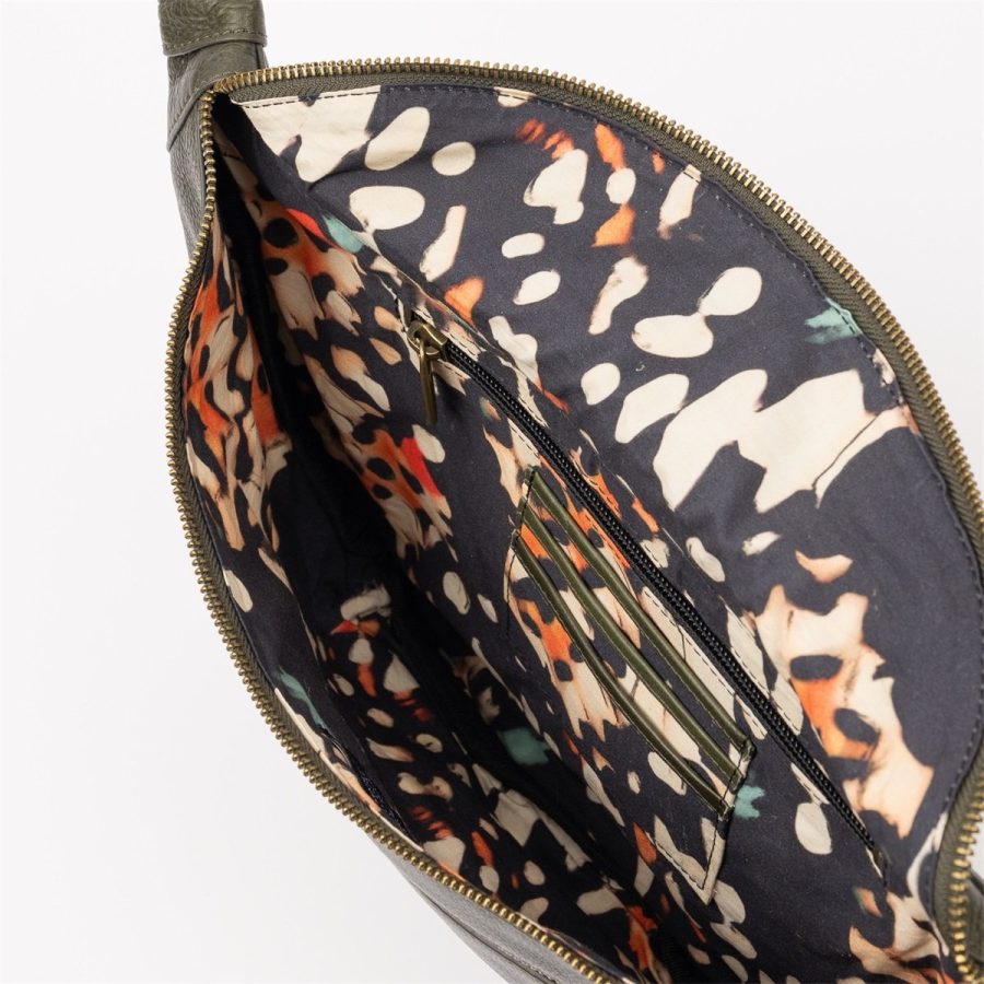 OMBxLanius - Drew Maxi, Dark Olive Soft Grain Leather - Bild 3