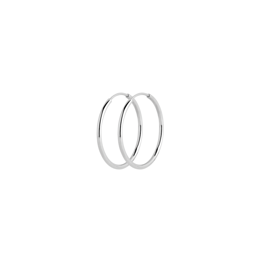 Maria Black - Senorita Hoops 20mm Silver