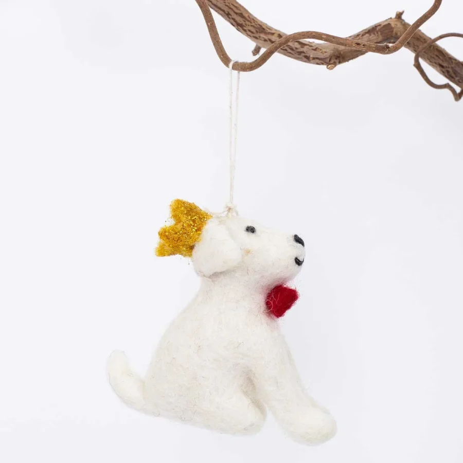 World of Craft - Julhänge Dog With Crown