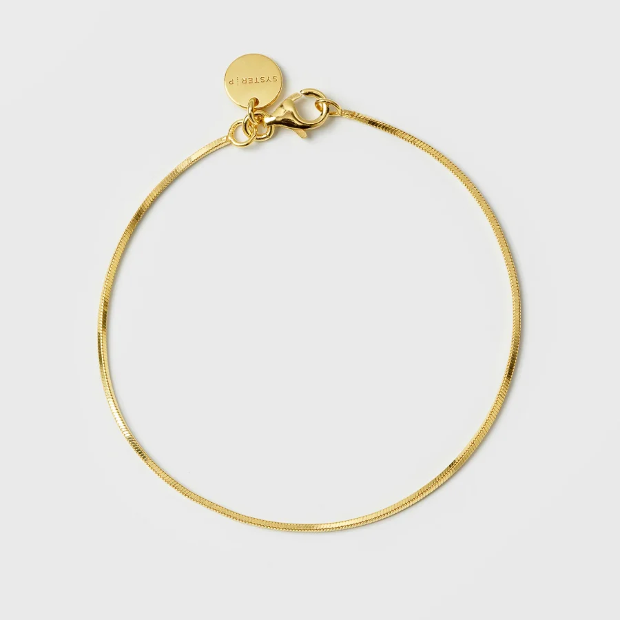Syster P - Sheer Mirror Armband Guld M