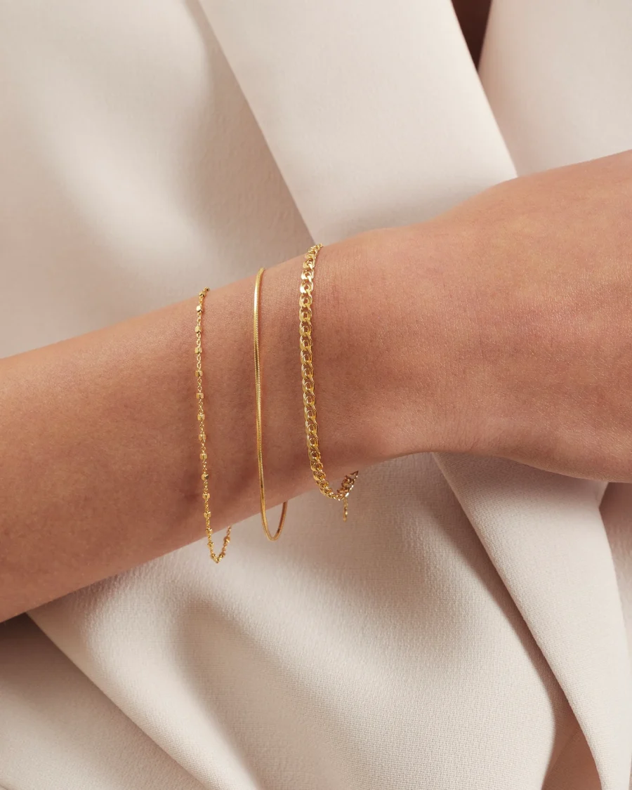 Syster P - Sheer Mirror Armband Guld M/L - Bild 2