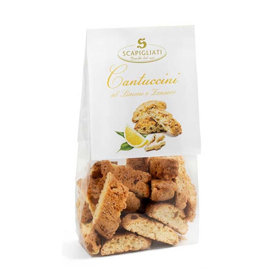 Scapigliati - Cantuccini med citron och ingefära 150g