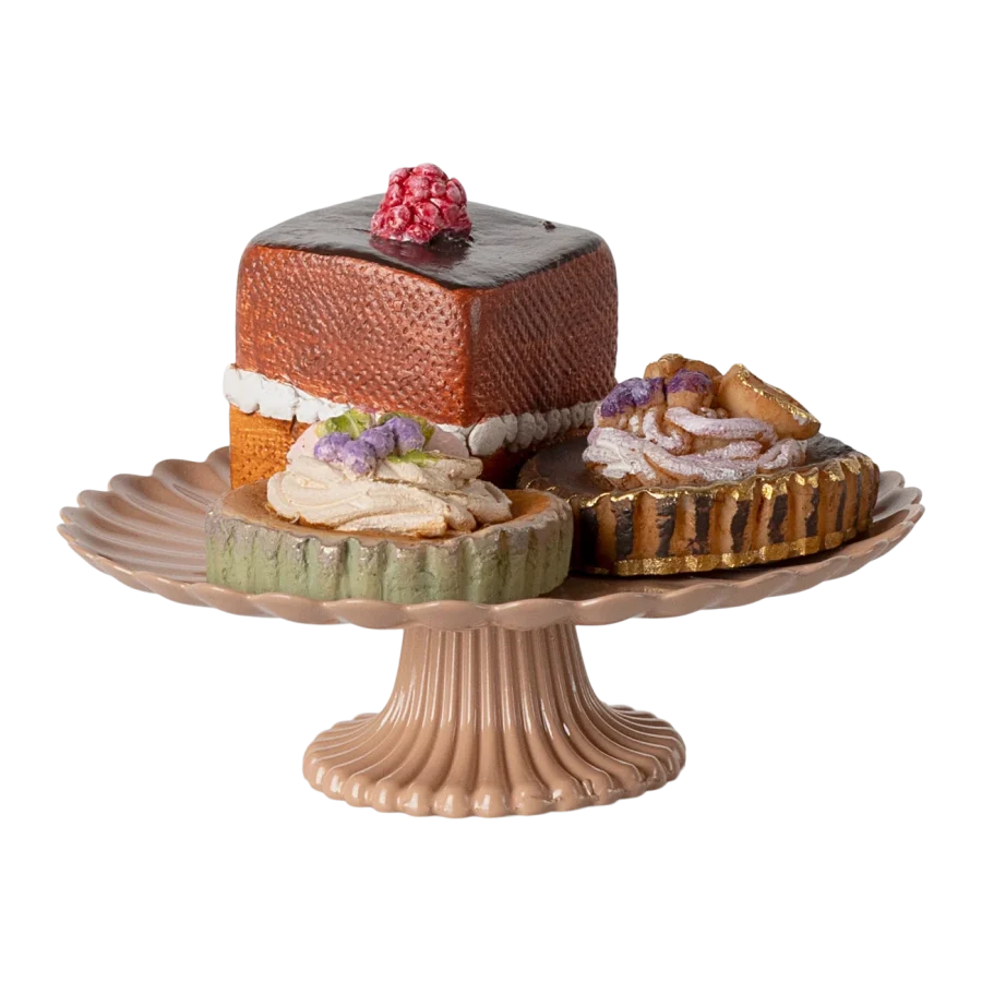 Maileg - Cakes and cakestand, Mini