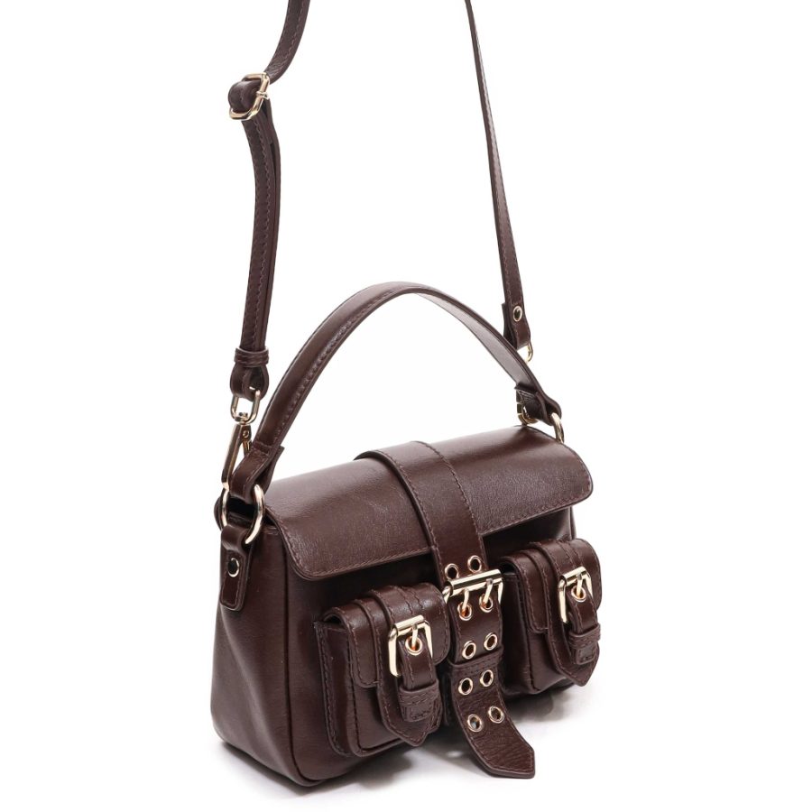 Nunoo - Small Honey Buckle Italian Leather w. Gold - Bild 3
