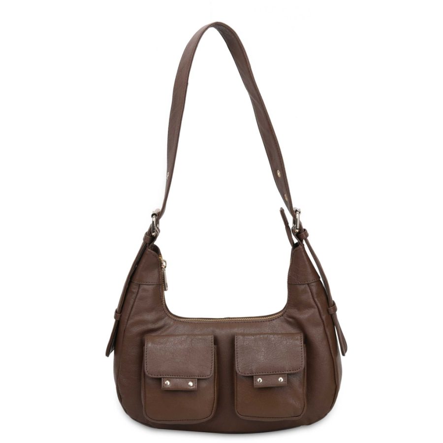 Nunoo - Sally Small Air 1 w. Gold Dark Brown