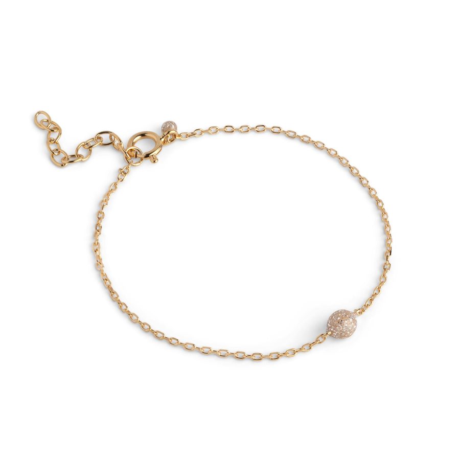 Enamel Copenhagen - Armband Balloon, Guld Sparkle