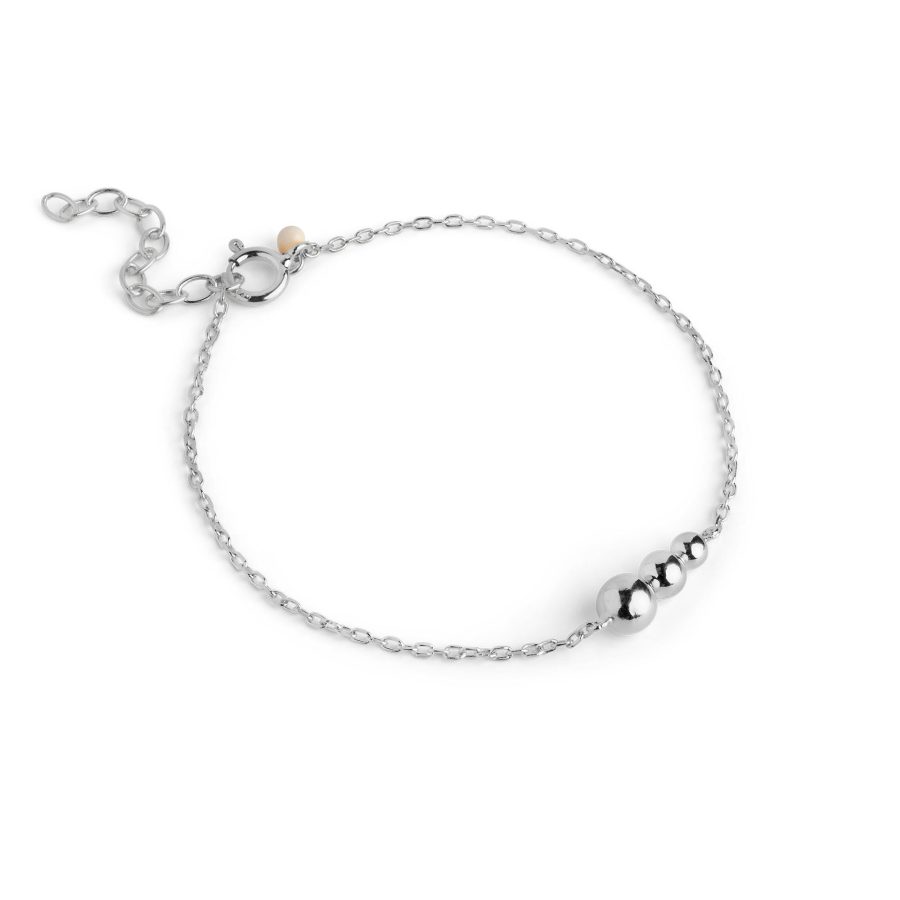 Enamel Copenhagen - Armband Trinity, Silver
