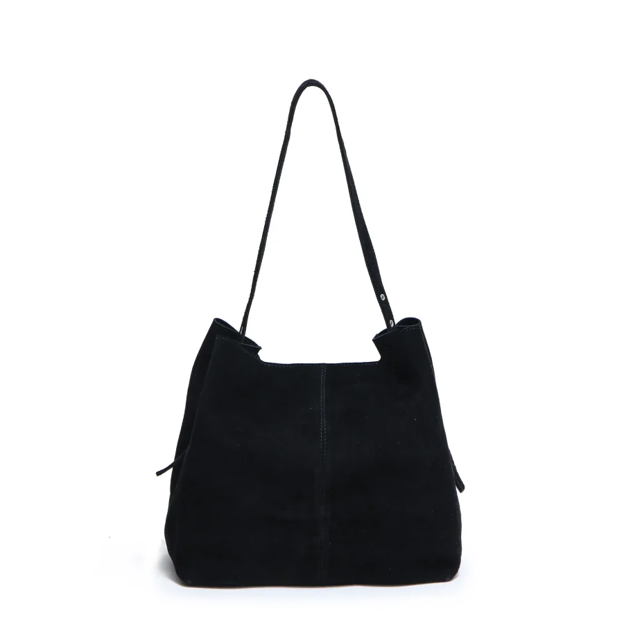 Nunoo - Chiara Suede w. Silver Black
