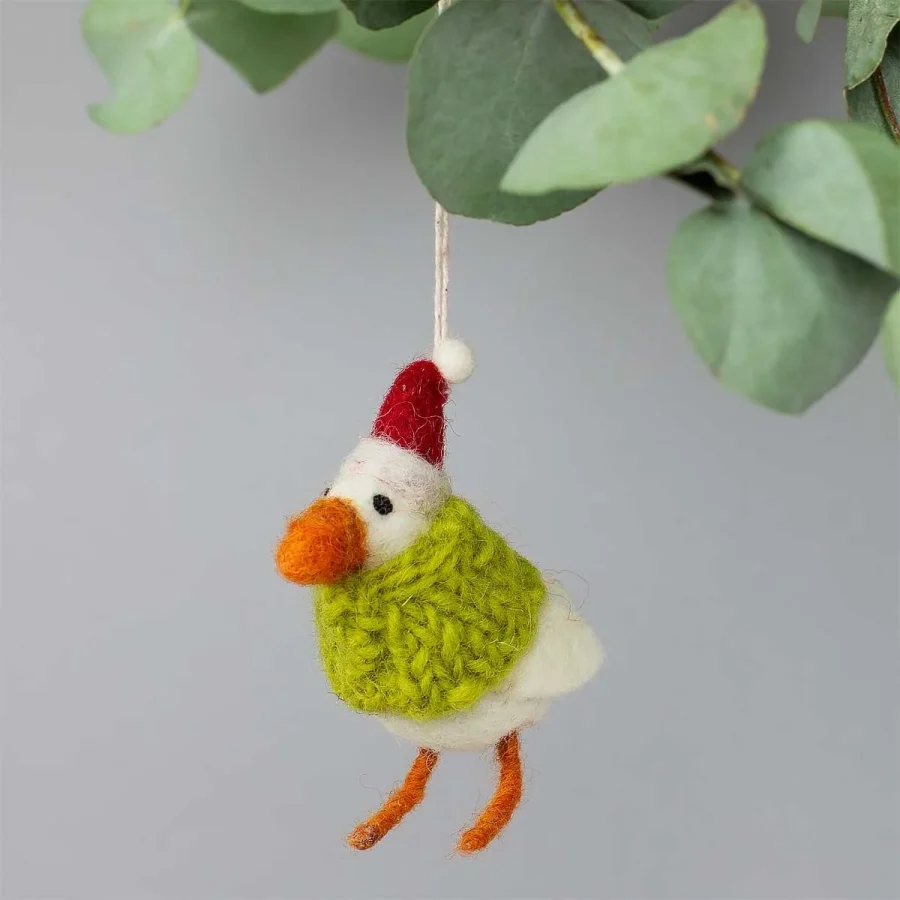 World of Craft - Julhänge Santa Goose