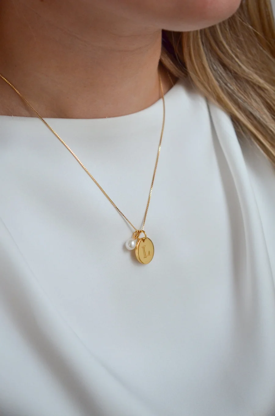 Syster P - Beloved Pearl Pendant Guld - Bild 2