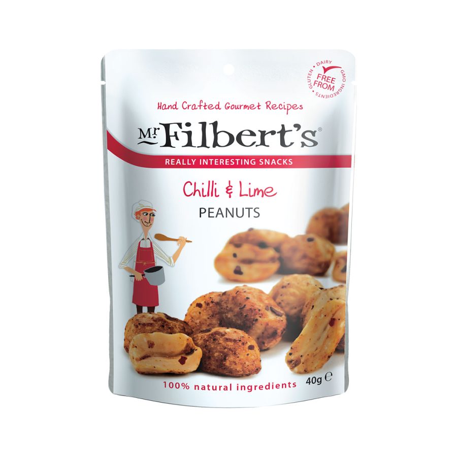 Mr Filbert's - Chili & lime Peanuts 40g
