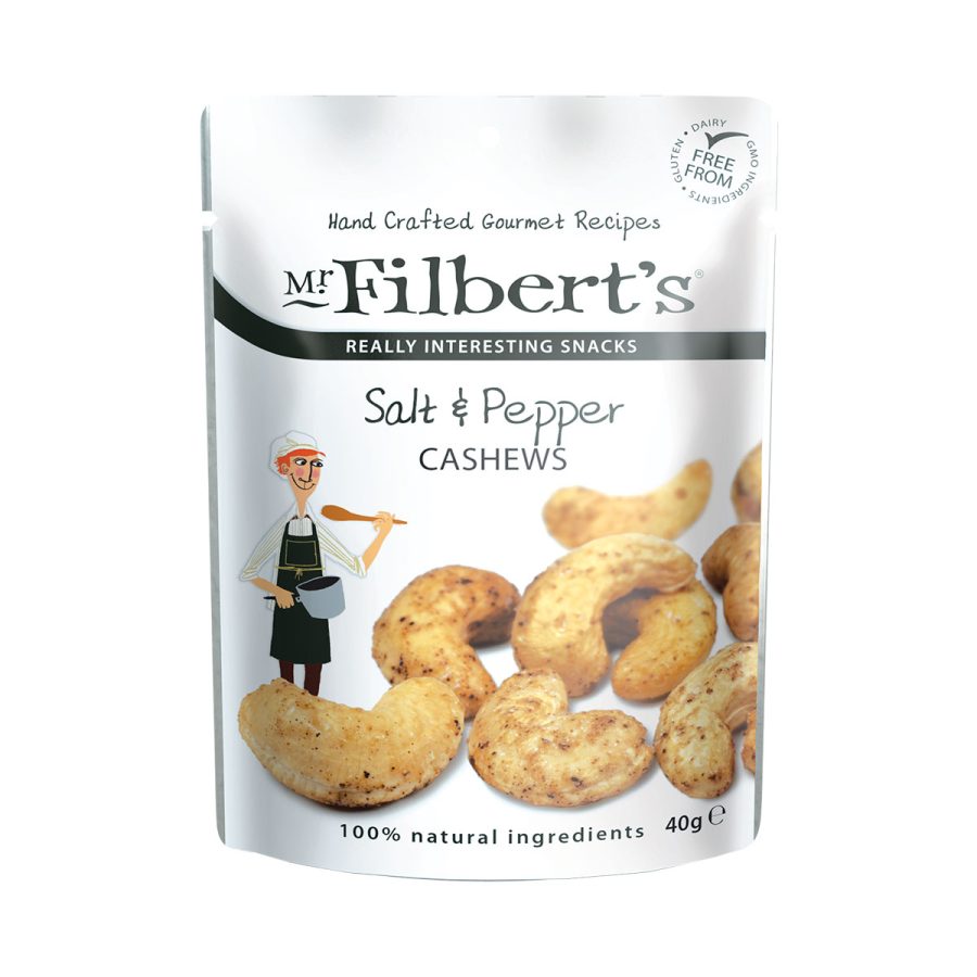 Mr Filbert's - Salt & Pepper Cashews 40g