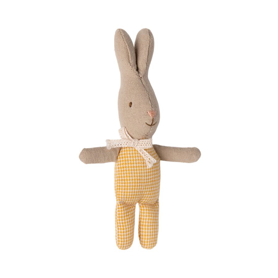 Maileg - Rabbit, My - Yellow check