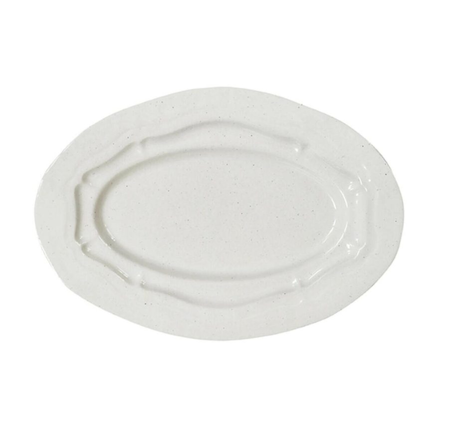 Jars Ceramics - Ovalt Uppläggningsfat L Réfectoire Sable Brillant