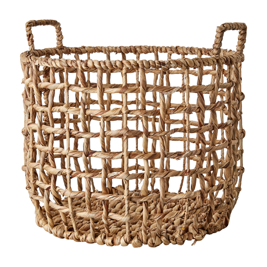 Flätad Korg L  Ø43xH41cm