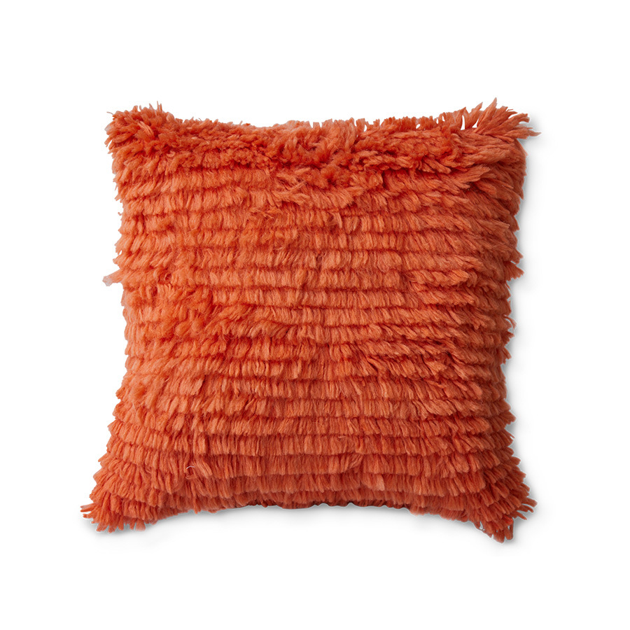 HK Living - Kudde Fluffy Sienna 50x50cm