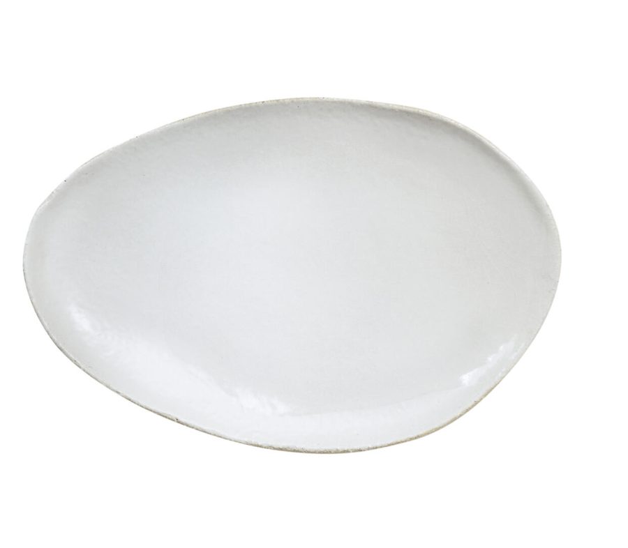 Jars Ceramics - Ovalt Uppläggningsfat L Wabi Blanc