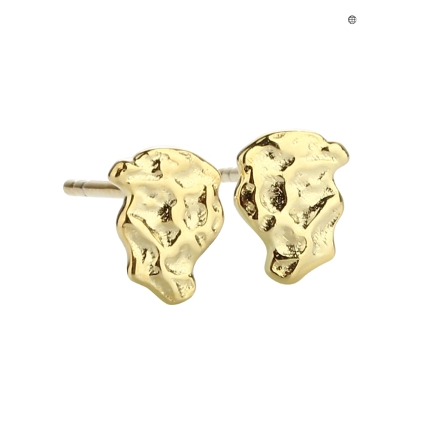 Aqua Dulce - Örhängen Small Wave Stud, Guld