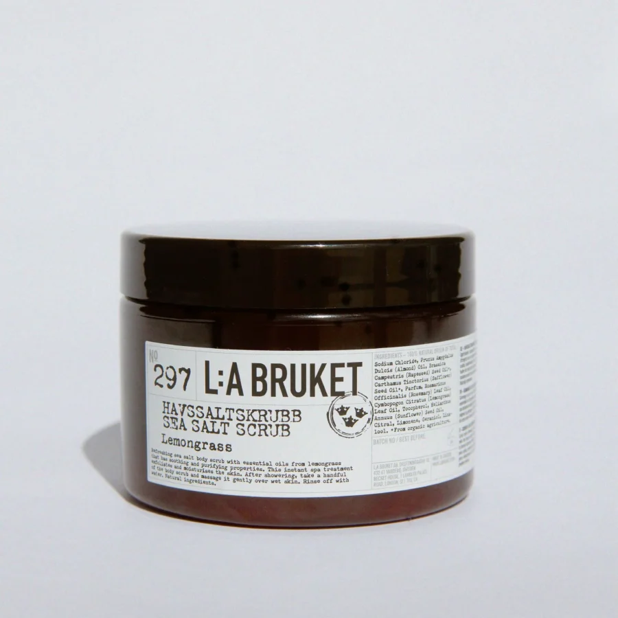 L:a Bruket -  Havssaltskrubb Citrongräs 420g