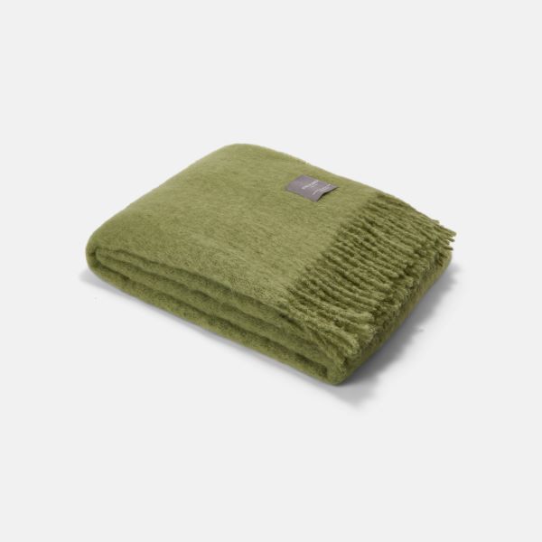 Stackelbergs - Pläd, Mohair Green Olive
