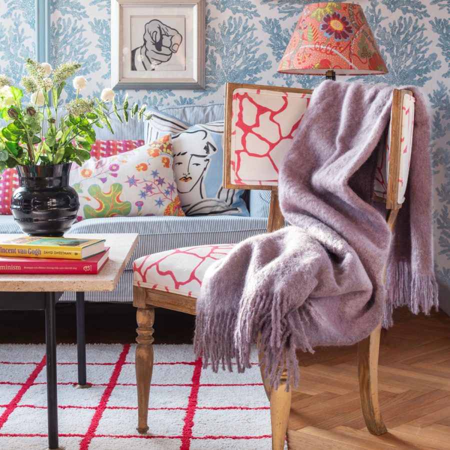 Stackelbergs - Pläd, Mohair Lavender - Bild 2