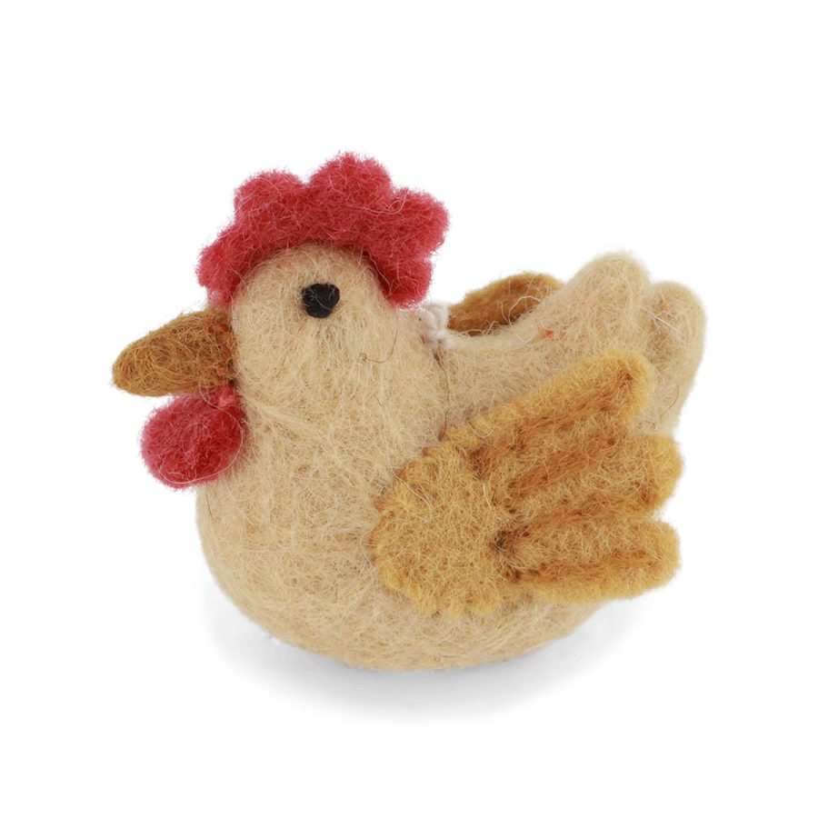 Gry & Sif - Rooster Ornament Yellow