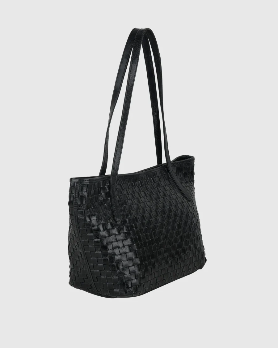 Nunoo - Shopper Braided Village, Black - Bild 2