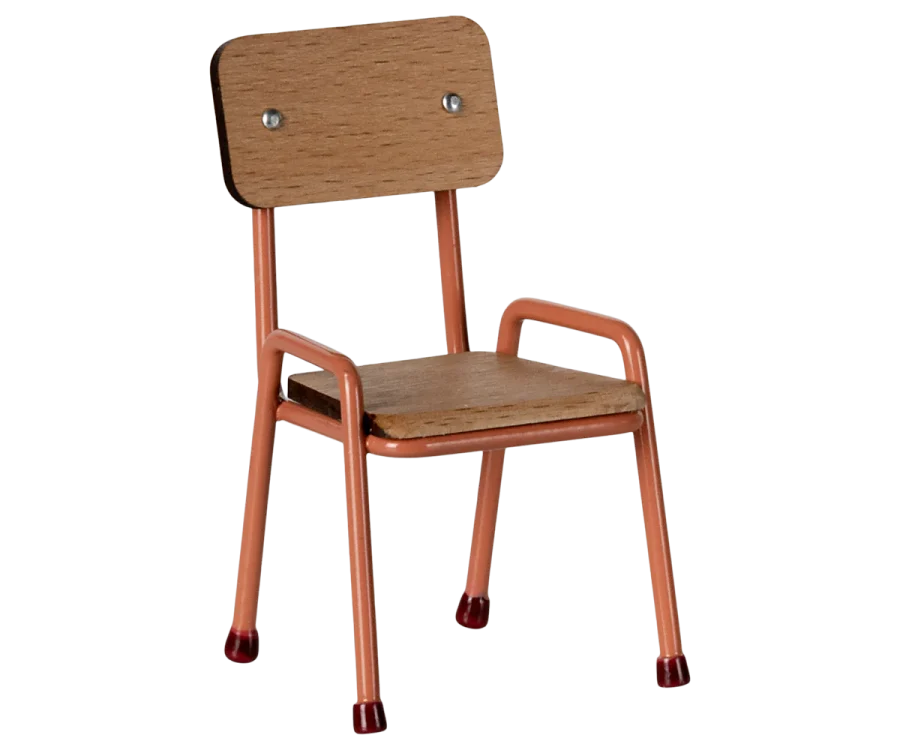 Maileg - Chair, Mouse - Coral