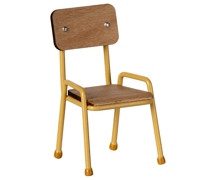 Maileg - Chair, Mouse - Yellow
