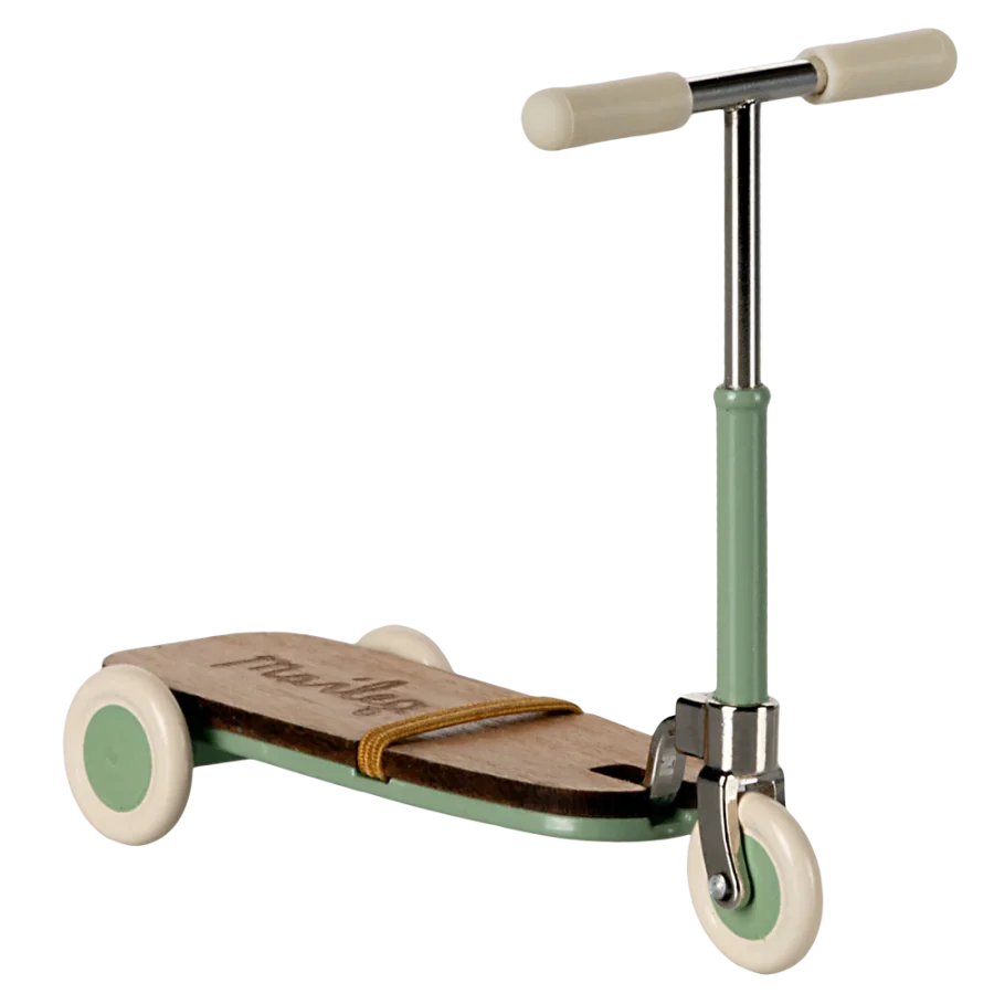 Maileg - Kick board, Mouse - Mint