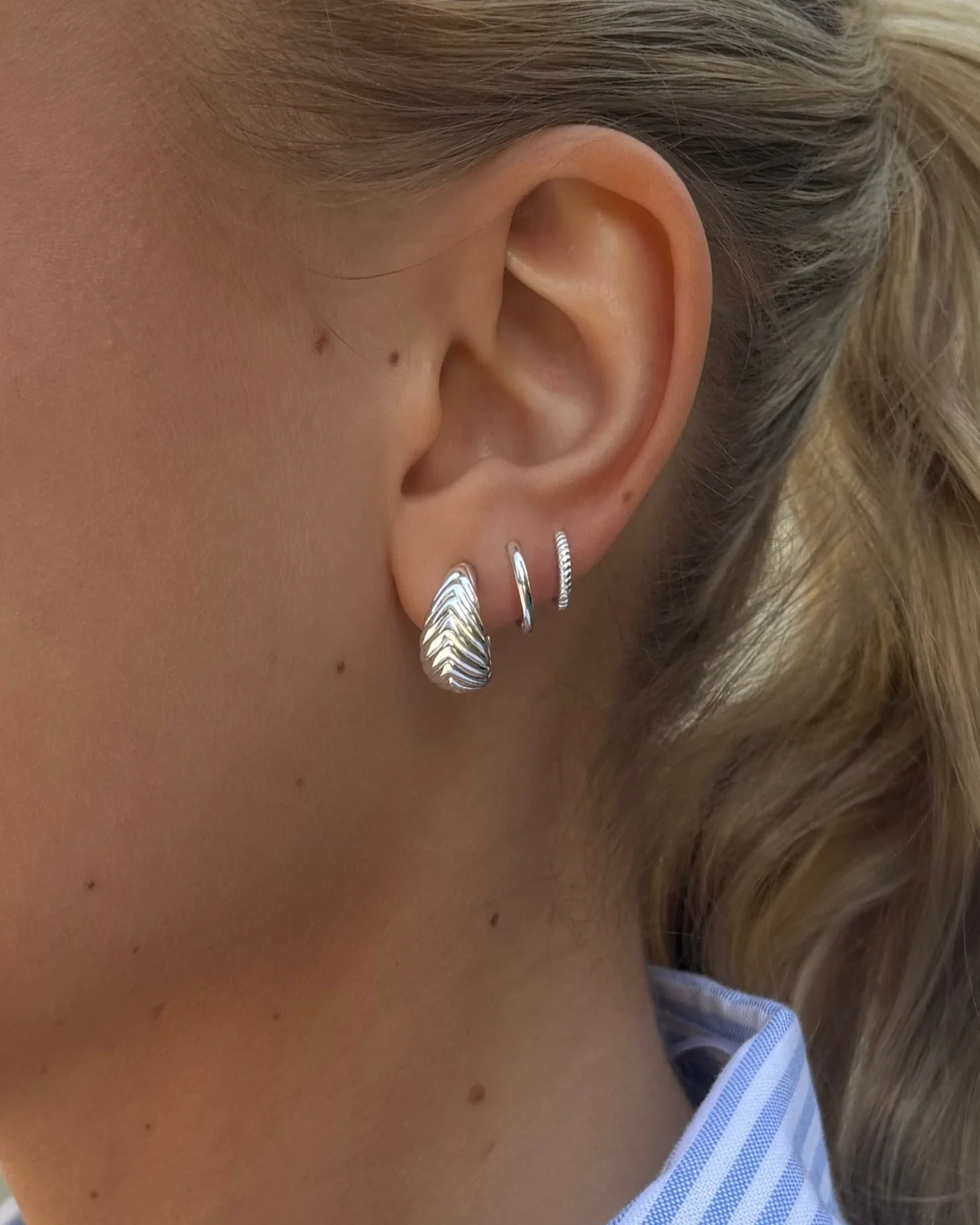 Syster P - Bolded Little Sis Chevron Silver