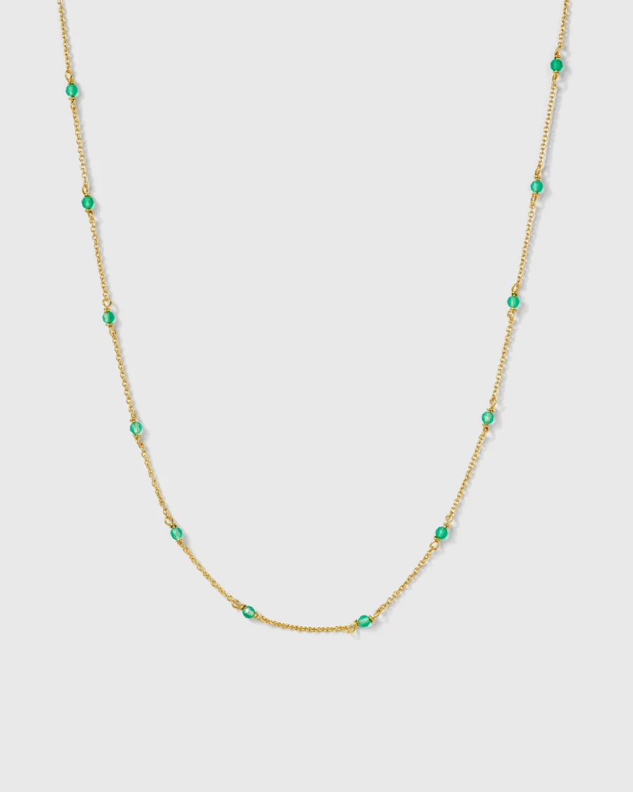Syster P - Halsband Santa Monica Green Guld - Bild 3