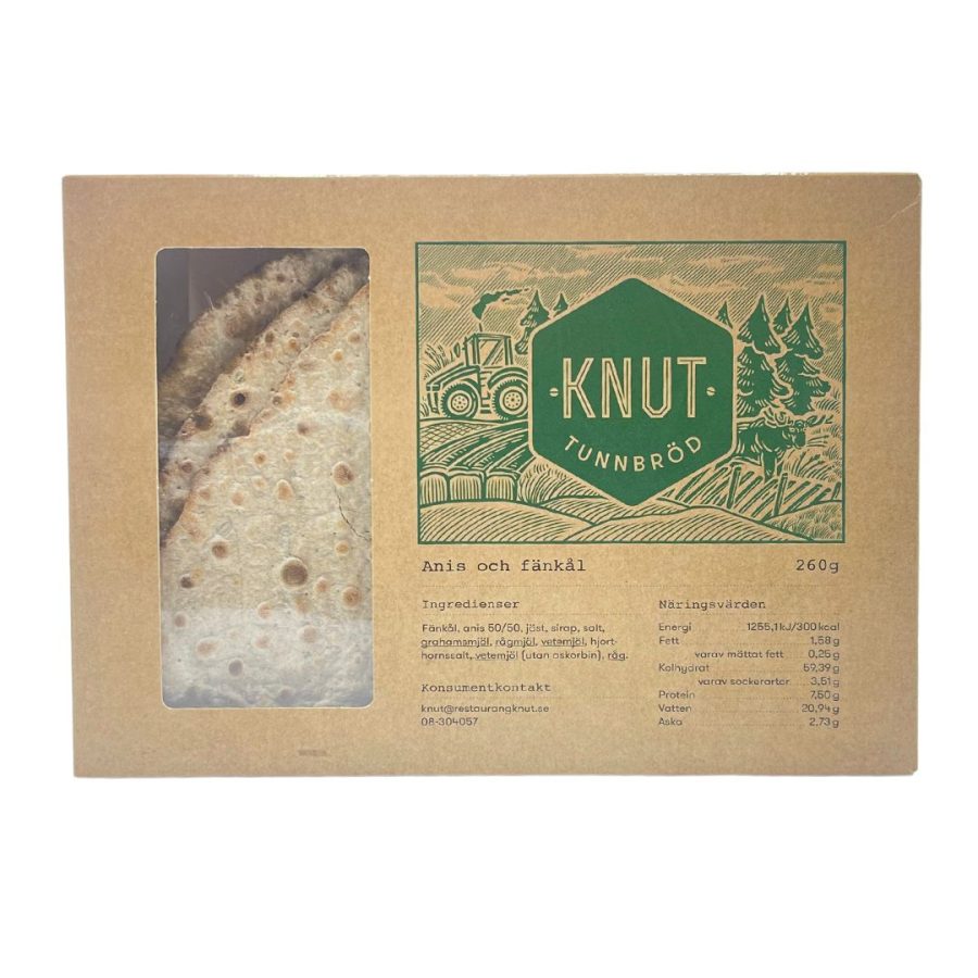 Knut - Tunnbröd Anis & fänkål 260g