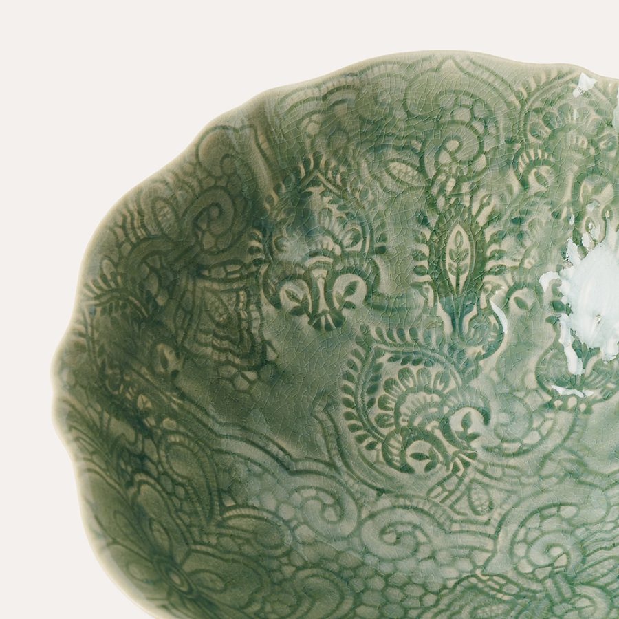 Sthål - Salladsskål Arabesque, Antique - Bild 3
