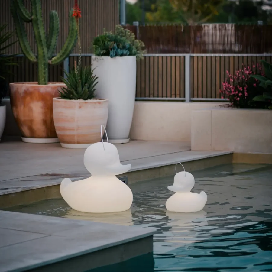 Goodnight Light - The Duck Duck Lamp Small White 31cm - Floating - Bild 3