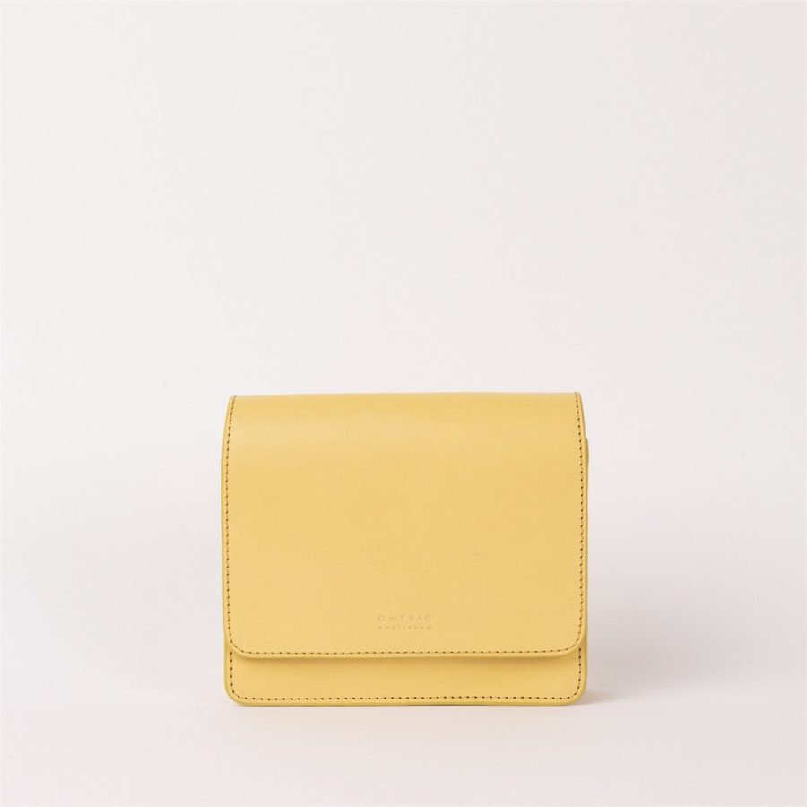 O My Bag - Handväska Audrey Mini Butter Yellow Classic Leather