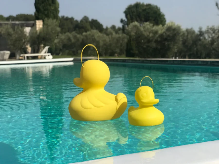 Goodnight Light - The Duck Duck Lamp Small Yellow 31cm - Floating - Bild 2