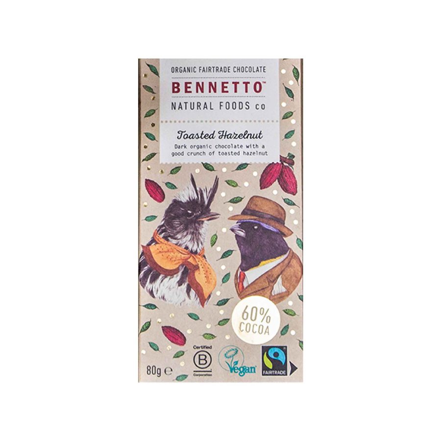 Bennetto - Chokladkaka 60% Toasted Hazelnut