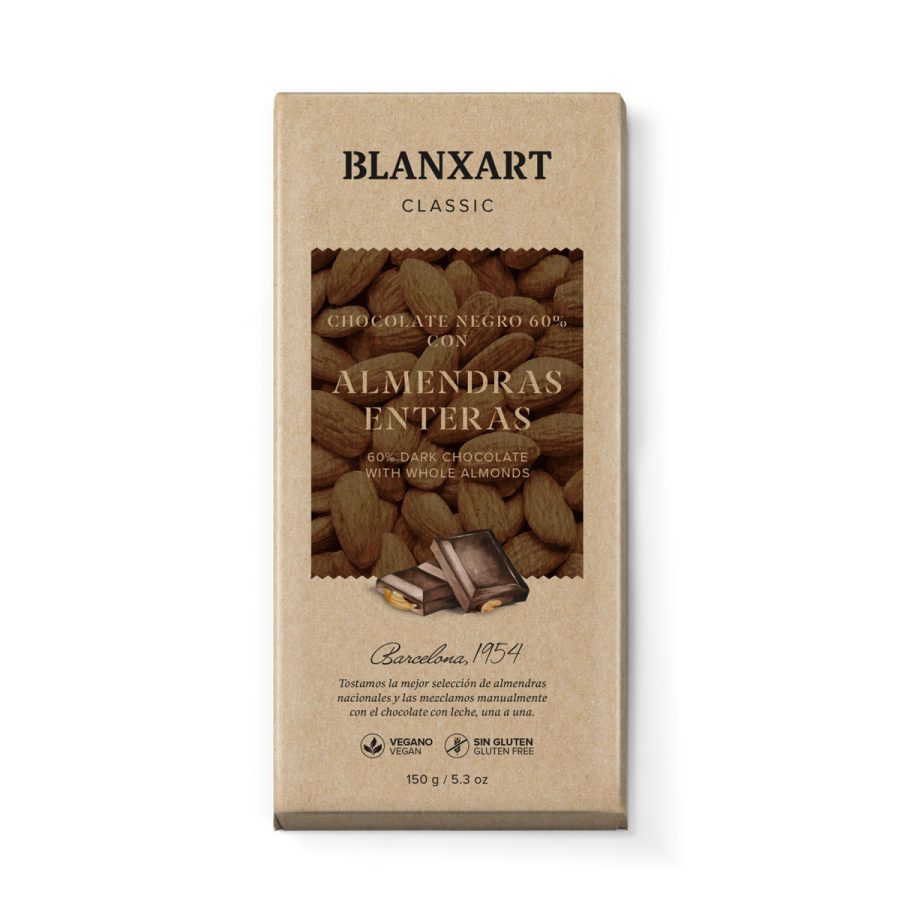 Blanxart - Ghana 60% med Mandel 150g