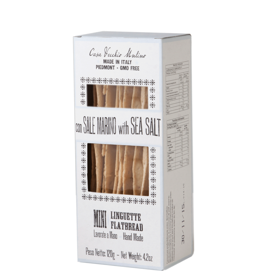 Casa Vecchio Mulino - Linguette med Havssalt 120g