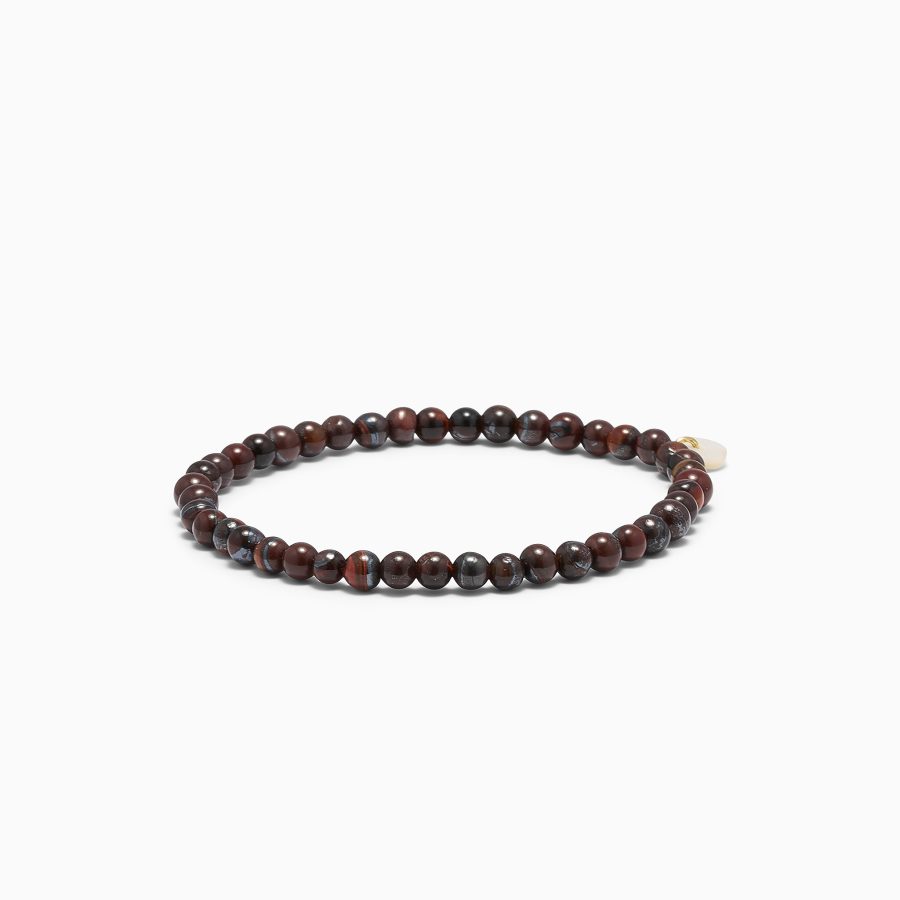 Soï - Armband Healing, Red Tiger Eye 4mm