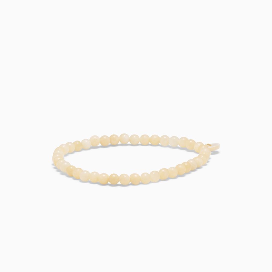 Soï - Armband Wellbeing, Yellow Jade 4mm